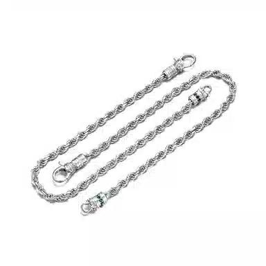 IDEAGEMER Iris Braided Chain Bracelet Copper Men