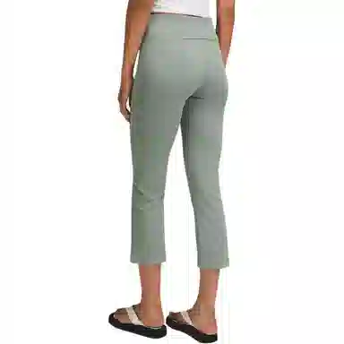 lululemon Ribbed Softstreme Zip-Leg High-Rise Cropped Pants 25"