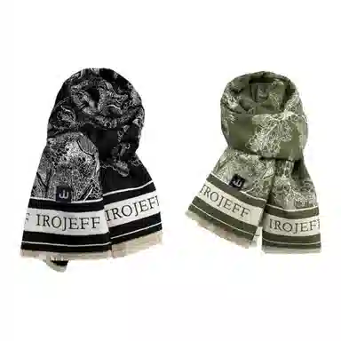 JEANSWEST Landscape Cashmere Scarf Gift Set