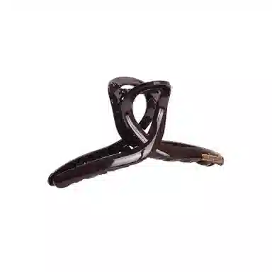 ZANC Gold Letter Hair Clip Large Acrylic