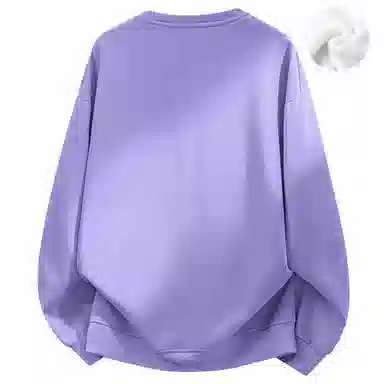 大卫贝肯 美式潮牌重磅纯色曼巴棉文章字母印花设计宽松舒适日常通勤百搭长袖圆领卫衣 男女同款