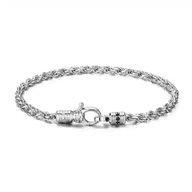 IDEAGEMER Iris Braided Chain Bracelet Copper Men