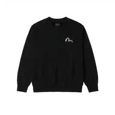 EVISU 2024 Fall Winter Sweatshirt Black