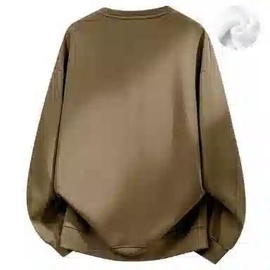 大卫贝肯 美式潮牌重磅纯色曼巴棉文章字母印花设计宽松舒适日常通勤百搭长袖圆领卫衣 男女同款