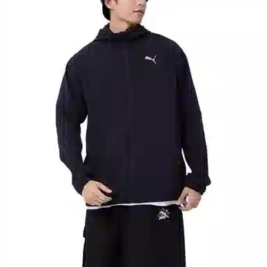 PUMA RUN PLCD HOODEDJACKET logo
