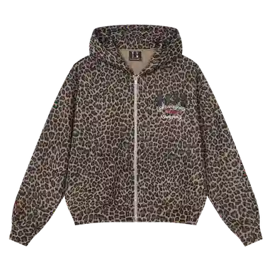 MEDM FW25 Leopard Waffle Hoodie