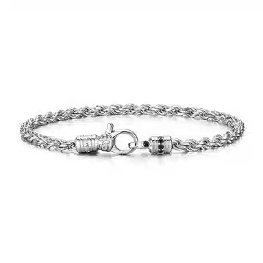 IDEAGEMER Iris Braided Chain Bracelet Copper Men