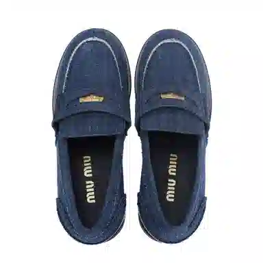 Miu Miu Loafers Blue