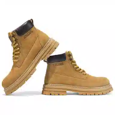 TCELLARS Classic Lace-Up Boots Maple Yellow