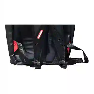 Sprayground PVC Backpack Black Red