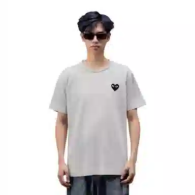 CDG Play SS24 Black Heart Crewneck T-Shirt