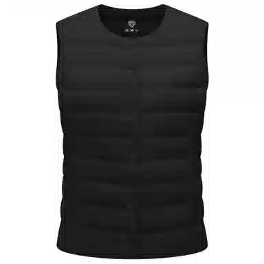 坦博尔 轻薄保暖修身纯色圆领百搭马甲羽绒服 女款