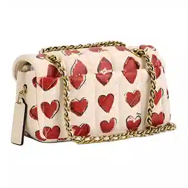 Coach Tabby 20 Quilted Heart Print