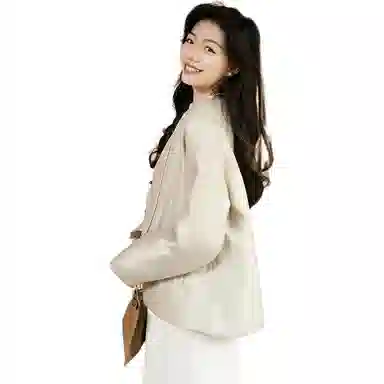 美洋 缎面肌理长袖棉服 女款