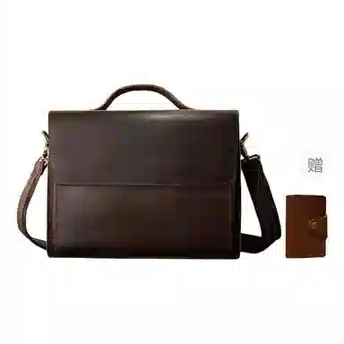 Simple&nature Messenger Bag Dark Brown