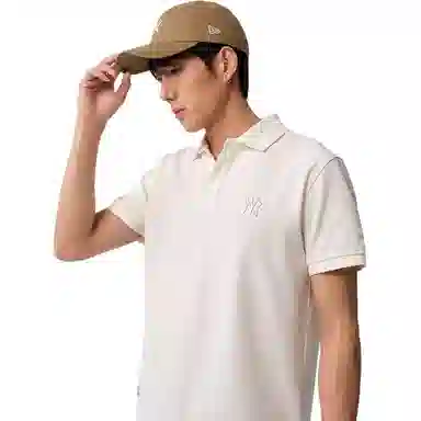 New Era x MLB SS24 Polo Ivory