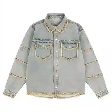 XINYINSU Denim Jacket Black