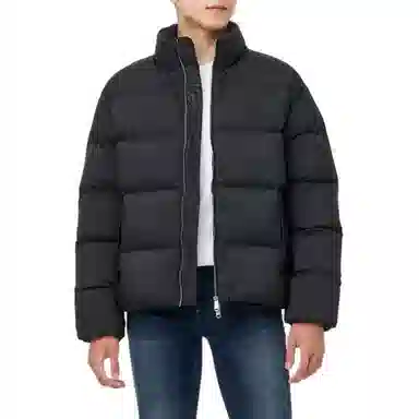 Calvin Klein High Neck Zip Jacket Black