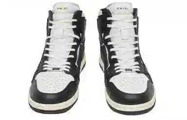 AMIRI Skel-Toe Hi Black White