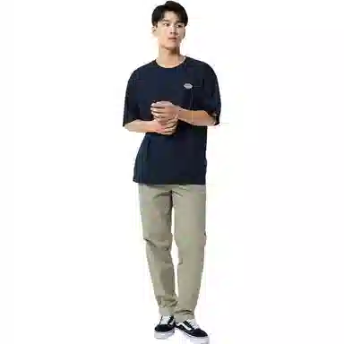 Dickies Logo Embroidery Tee Navy