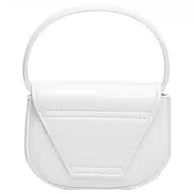 DIESEL Mini D-ring Bag White
