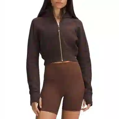 lululemon Scuba Full-Zip Cropped Hoodie