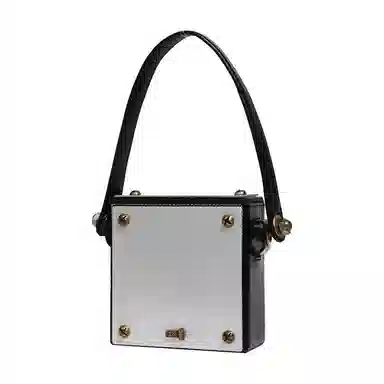 钢板一块黄油水泥黑手提包