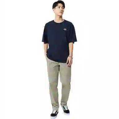 Dickies Logo Embroidery Tee Navy