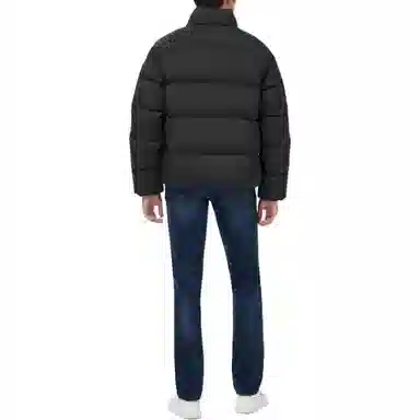 Calvin Klein High Neck Zip Jacket Black