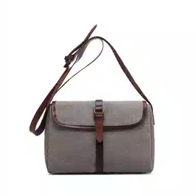 G-FAVOR Canvas Shoulder Bag Black/Army Green