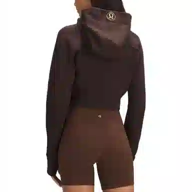 lululemon Scuba Full-Zip Cropped Hoodie