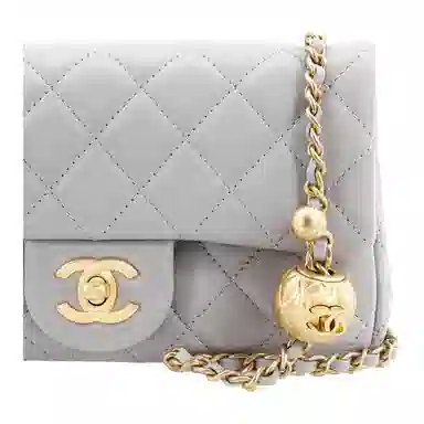 Chanel Classic Flap Mini Light Grey