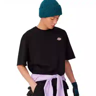 Dickies Logo Embroidered T-Shirt Black