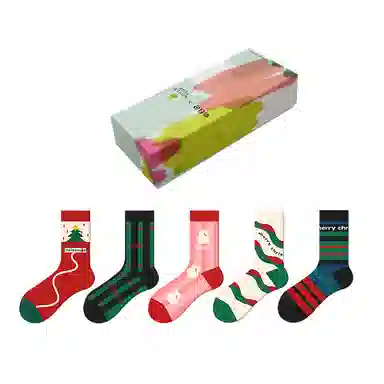 怡吾色 圣诞系列袜子 男女同款