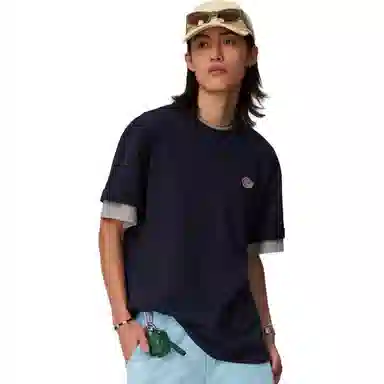 Dickies Logo Embroidery Tee Navy