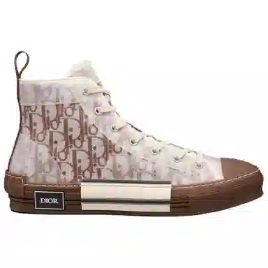Dior B23 High-Top Sneakers Coffee
