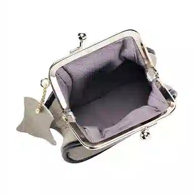 彤彤兔 真皮创意 头层牛皮 零钱包 女款 黑色/酒红色/大象灰色/牛仔蓝色/橙色/土黄色