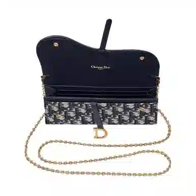 Dior Saddle Oblique Denim Blue