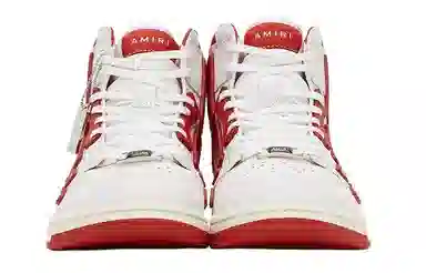 AMIRI Skel-Toe Hi White Red