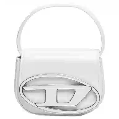 DIESEL Mini D-ring Bag White