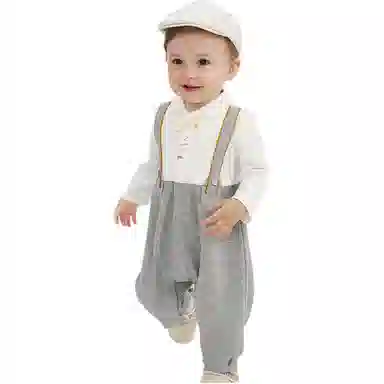 英氏爬服 秋季男宝宝周岁长袖