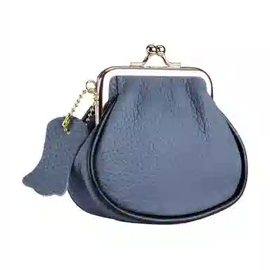 彤彤兔 真皮创意 头层牛皮 零钱包 女款 黑色/酒红色/大象灰色/牛仔蓝色/橙色/土黄色