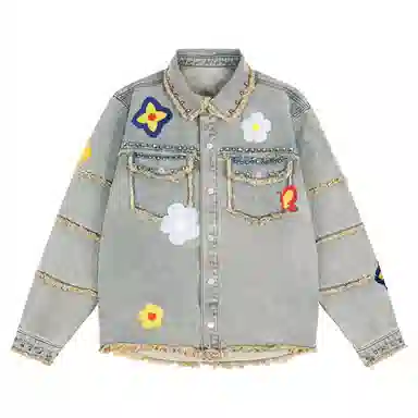 XINYINSU Denim Jacket Black