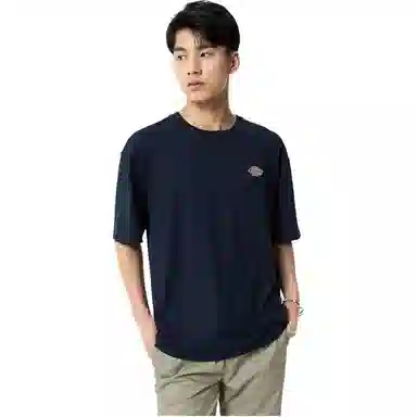 Dickies Logo Embroidery Tee Navy