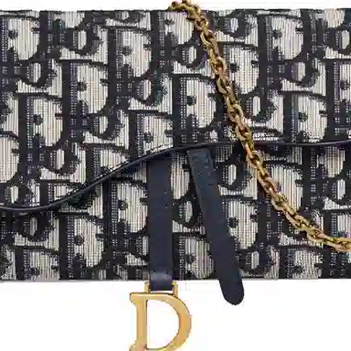 Dior Saddle Oblique Denim Blue