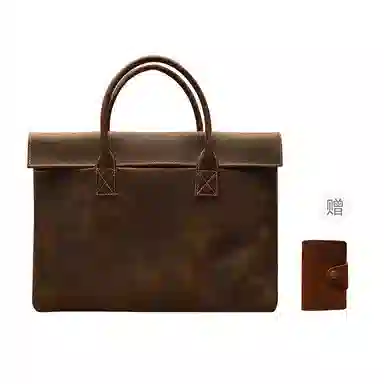 Simple&nature Briefcase Brown