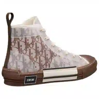 Dior B23 High-Top Sneakers Coffee