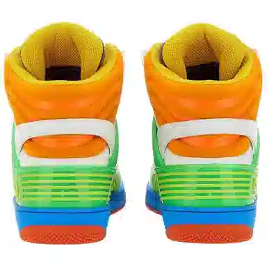 Gucci Basket High Top White Green Purple