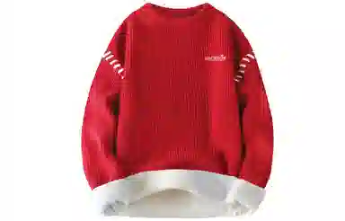 大卫贝肯 美式复古高街基础款圆领套头上衣潮流潮牌休闲宽松内搭打底衫时尚百搭痞帅慵懒风秋冬款长袖毛衣 男女同款