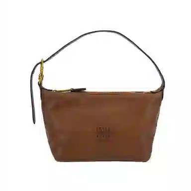 Miu Miu Nappa Box Bag Oak Brown